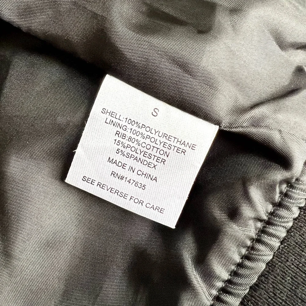 Romeo & Juliet Vegan Leather Moto Jacket Black Size Small - Picture 11 of 13